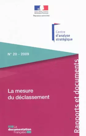 Couverture du produit · La mesure du déclassement