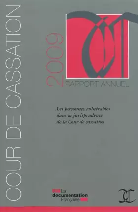 Couverture du produit · Rapport annuel 2009 - cour de cassation