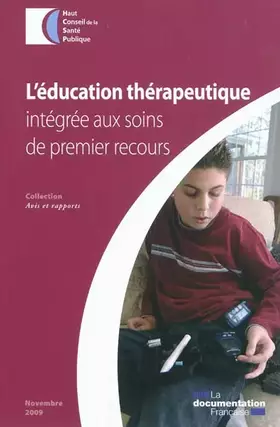 Couverture du produit · L'éducation thérapeutique intégrée aux soins de premier secours