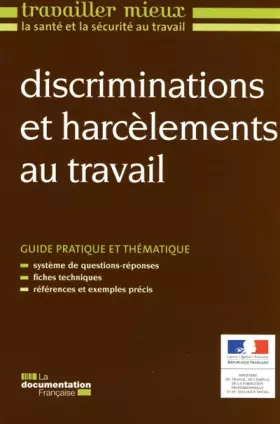 Couverture du produit · Discriminations et harcélements au travail