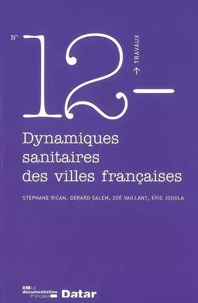 Couverture du produit · Dynamiques sanitaires des villes françaises