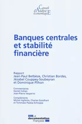 Couverture du produit · Banques centrales et stabilité financière (Cae 96)