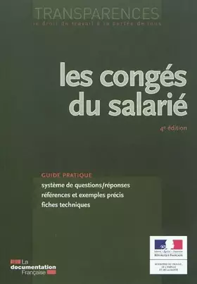 Couverture du produit · Les congés du salarié (3e édition)