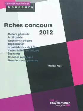 Couverture du produit · Fiches concours 2012