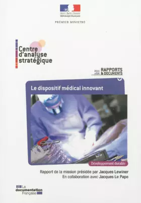 Couverture du produit · Le dispositif médical innovant