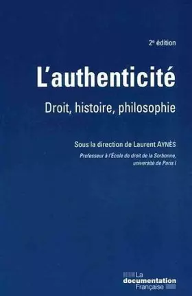 Couverture du produit · L'authenticité