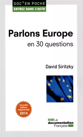 Couverture du produit · Parlons Europe en 30 questions