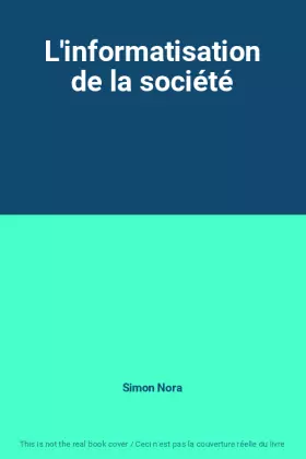 Couverture du produit · L'informatisation de la société