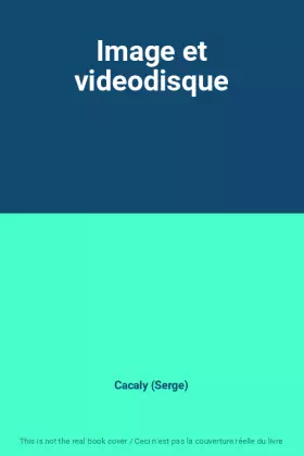 Couverture du produit · Image et videodisque