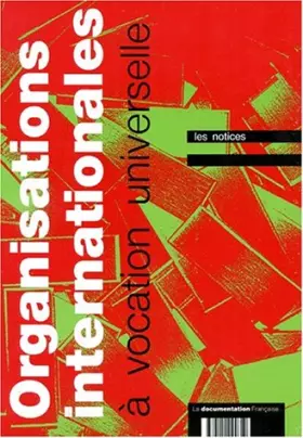 Couverture du produit · Organisations internationales à vocation universelle
