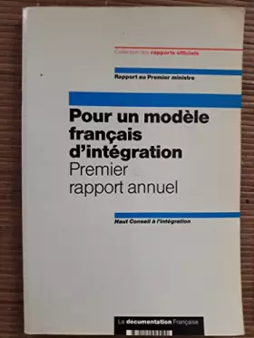 Couverture du produit · Pour un modele français d'integration