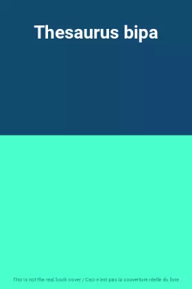 Couverture du produit · Thesaurus bipa