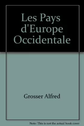 Couverture du produit · Les Pays  d'Europe Occidentale