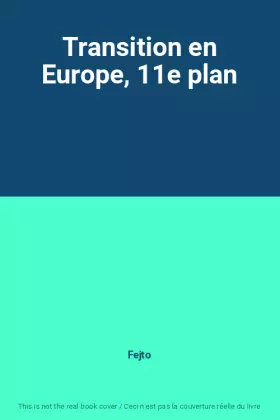 Couverture du produit · Transition en Europe, 11e plan