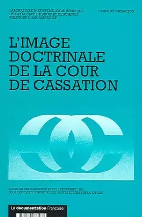 Couverture du produit · Image doctrinale de la cour de cassation