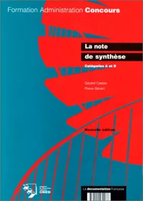 Couverture du produit · La note de synthèse : Catégorie A