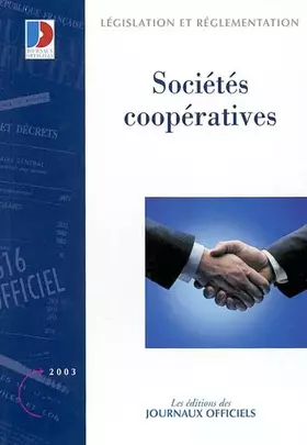 Couverture du produit · Societes cooperatives (ref nø1660)