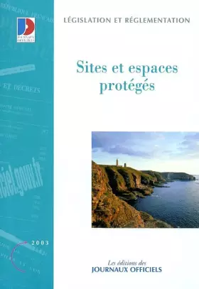 Couverture du produit · Sites et espaces protégés