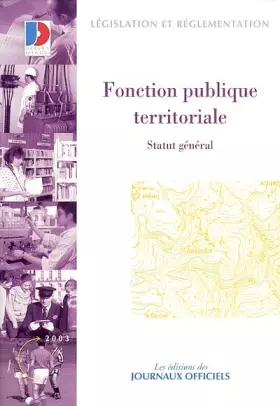 Couverture du produit · Fonction publique territoriale (statut general)