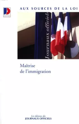 Couverture du produit · Maîtrise de l'immigration