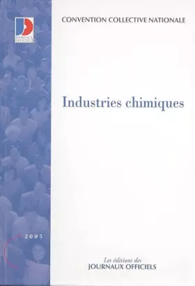 Couverture du produit · Industries chimiques