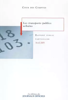 Couverture du produit · Les transports publics urbains