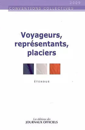 Couverture du produit · Voyageurs, représentants, placiers