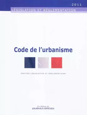Couverture du produit · Code de l'urbanisme - Brochure 20019/édition au 29 janvier 2011