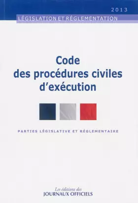 Couverture du produit · Code des procédures civiles d'exécution