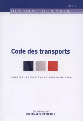 Couverture du produit · Code des transports - Brochure 20063