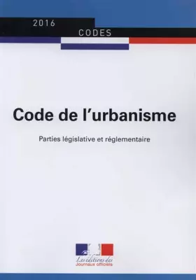 Couverture du produit · Code de l'urbanisme