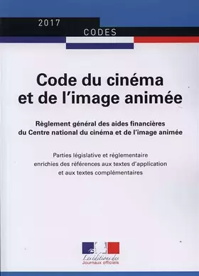 Couverture du produit · Code du cinéma et de l'image animée - codes 20066