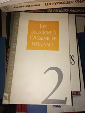 Couverture du produit · Les questions à l'Assemblée Nationale