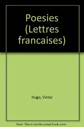 Couverture du produit · Poésies