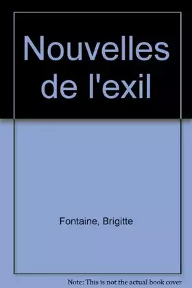 Couverture du produit · Nouvelles de l'exil