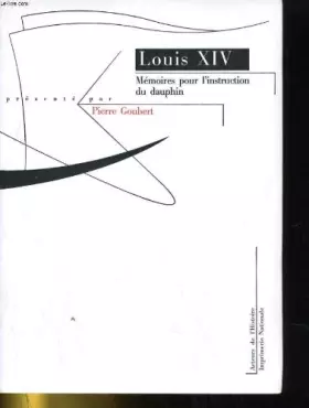 Couverture du produit · Mémoires pour l'instruction du Dauphin