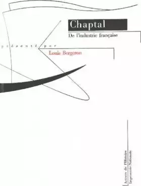 Couverture du produit · De l'industrie française
