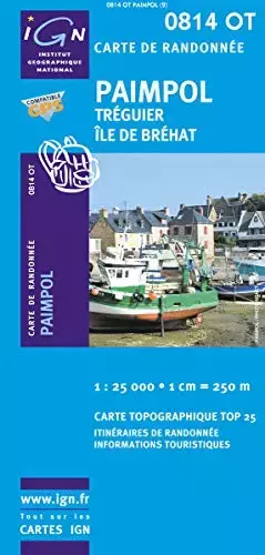 Couverture du produit · Paimpol, Tréguier, Île de Bréhat 1 : 25 000