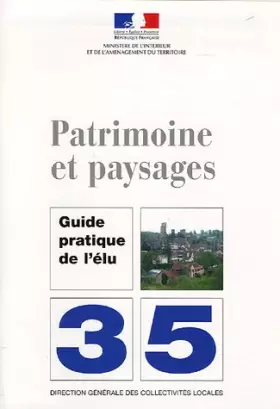Couverture du produit · Patrimoine et paysages