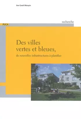Couverture du produit · Des villes vertes et bleues, de nouvelles infrastructures à planifier