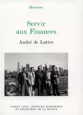 Couverture du produit · Servir aux finances