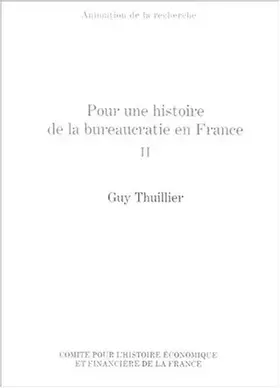 Couverture du produit · Pour une histoire de la bureaucratie, tome 2