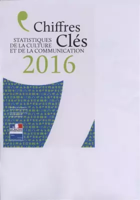 Couverture du produit · Chiffres clés de la culture et de la communication 2016