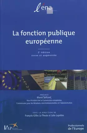 Couverture du produit · La fonction publique européenne