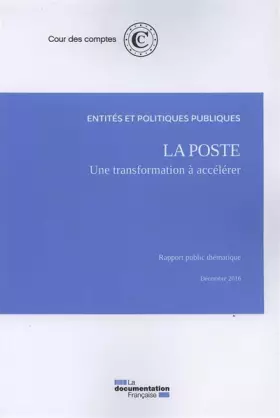 Couverture du produit · La Poste : Une transformation à accélérer