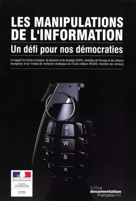 Couverture du produit · Les manipulations de l'information