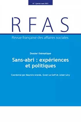 Couverture du produit · Sans-abris : expériences et politiques