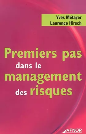 Couverture du produit · Premiers pas dans le management des risques