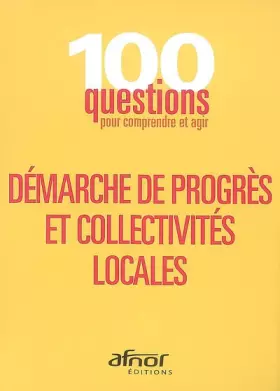 Couverture du produit · Démarche de progrès et collectivités locales