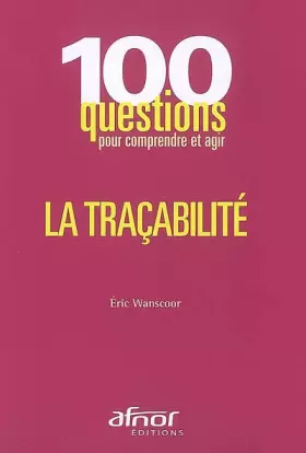 Couverture du produit · La traçabilité